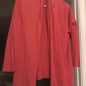 Women’s open front drape neck cardigan